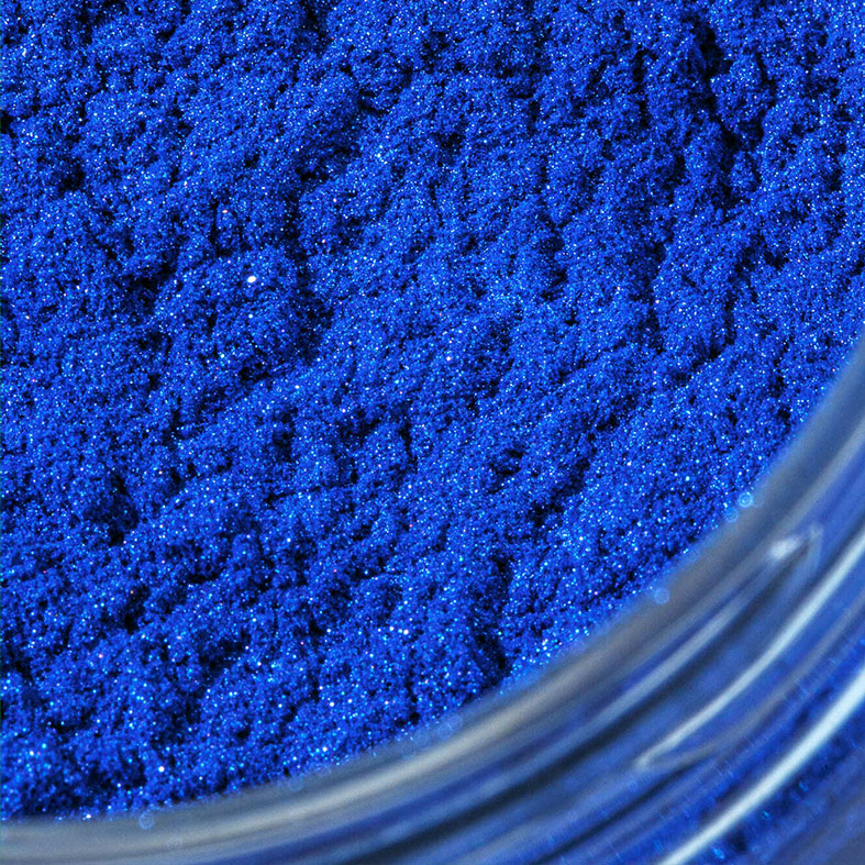 Блеск для декора Glican Голубая металлика (плотный кандурин), 10гр.. Лавка кондитера - магазин для кондитеров и любителей сладкого творчества.