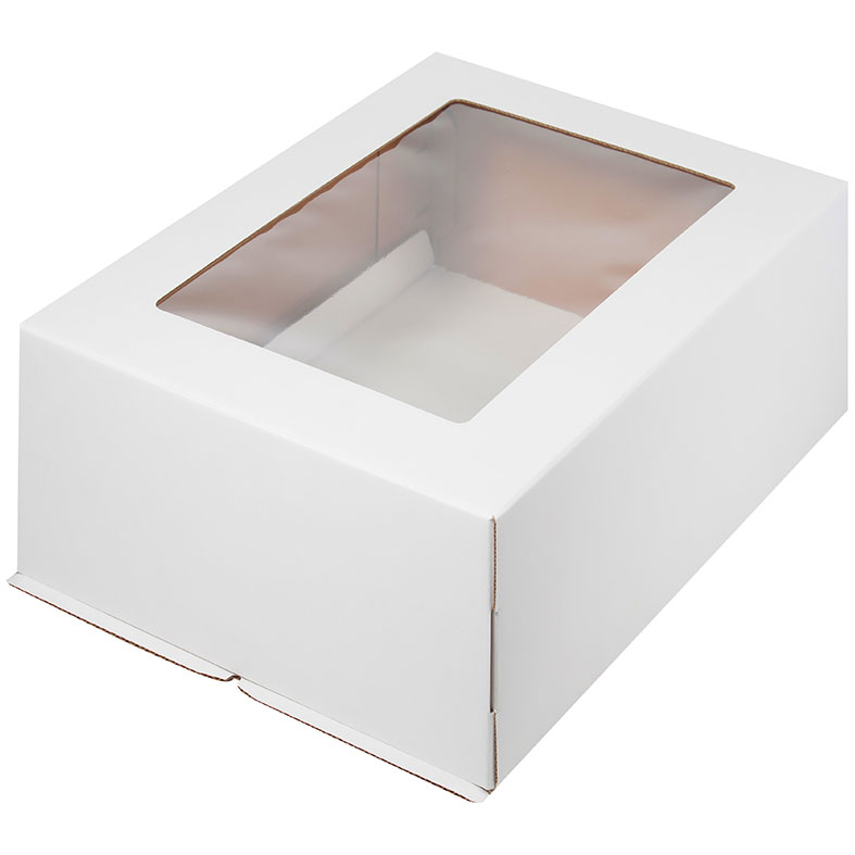Коробка для торта, 400х300х200мм, с окном. Лавка кондитера - магазин для кондитеров и любителей сладкого творчества.