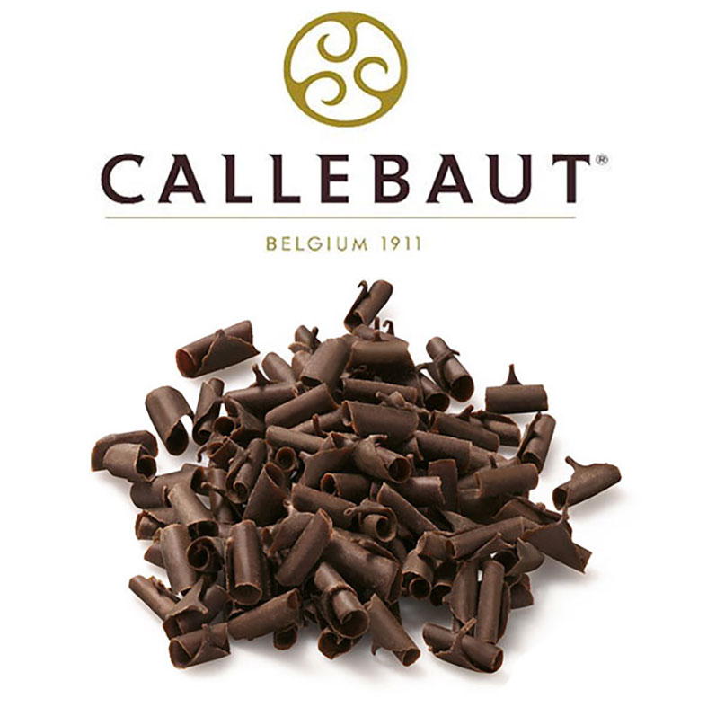 Шоколадная стружка Тёмная Callebaut, 100гр.. Лавка кондитера - магазин для кондитеров и любителей сладкого творчества.