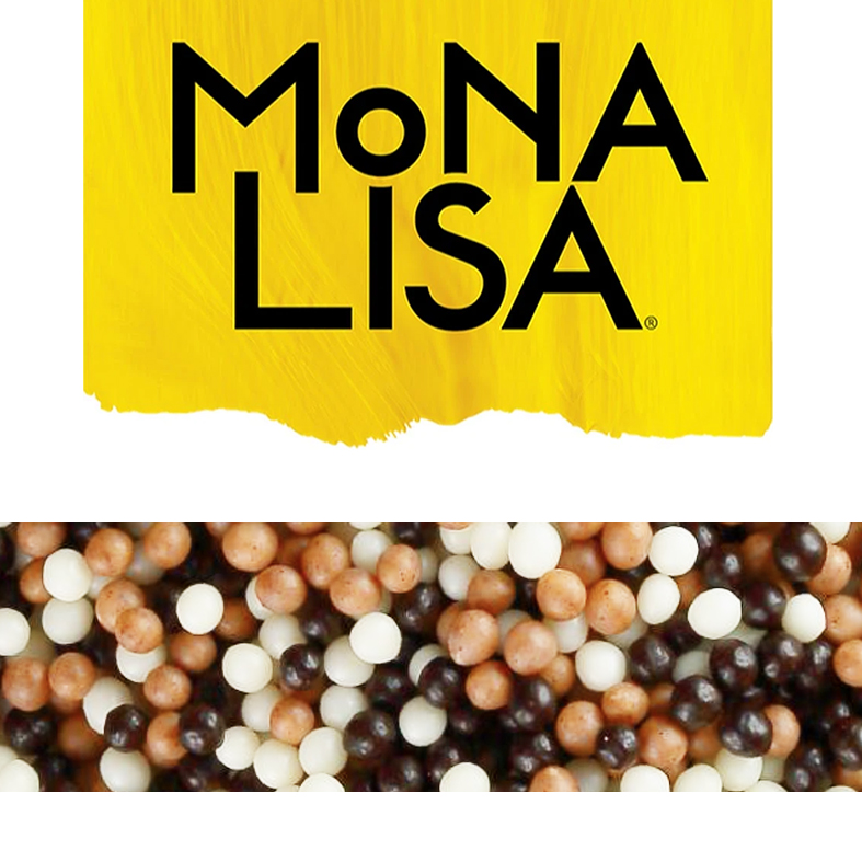 Шоколадные шарики (криспи) Три шоколада, Mona Lisa (Бельгия), 100гр.. Лавка кондитера - магазин для кондитеров и любителей сладкого творчества.