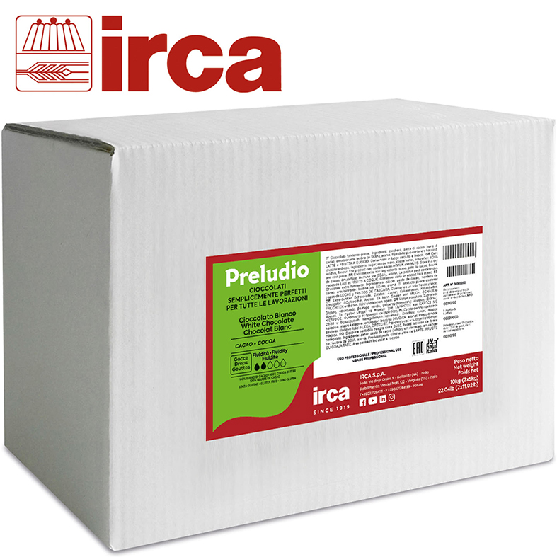 картинка Шоколад белый Irca Preludio (Италия), 25% какао, 10кг. от магазина Лавка кондитера. Магазин для кондитеров и любителей сладкого творчества