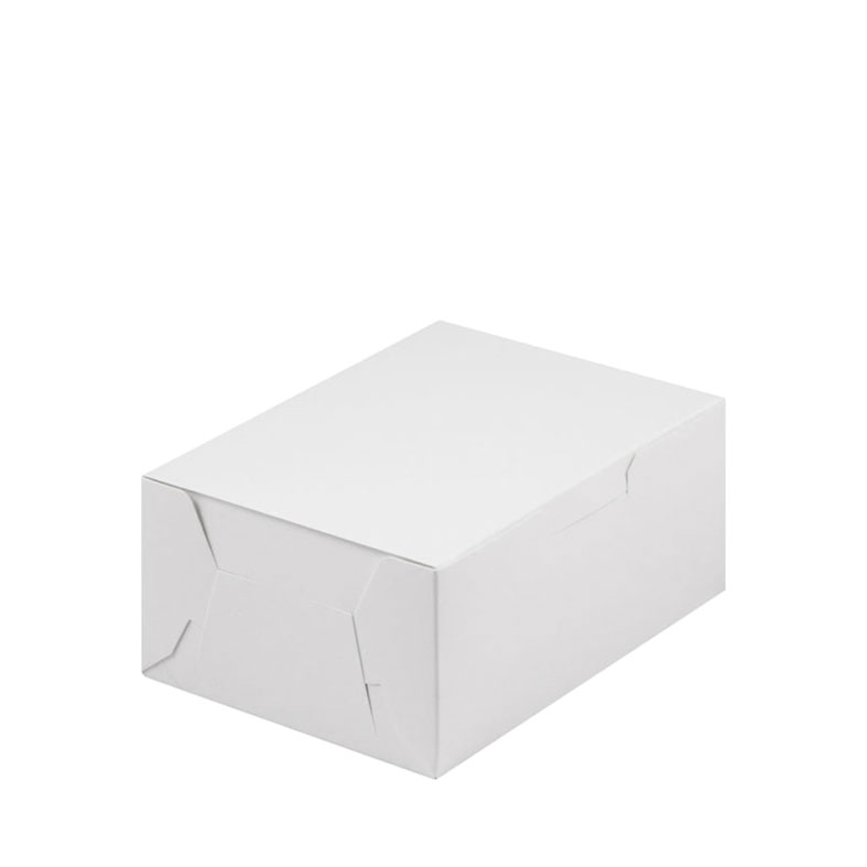 Коробка для десертов, 150x110x75мм, белая. Лавка кондитера - магазин для кондитеров и любителей сладкого творчества.