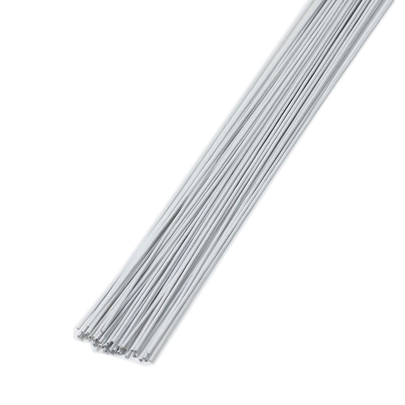 Проволока для флористики Белая №24, 36см, 50шт.. Лавка кондитера - магазин для кондитеров и любителей сладкого творчества.