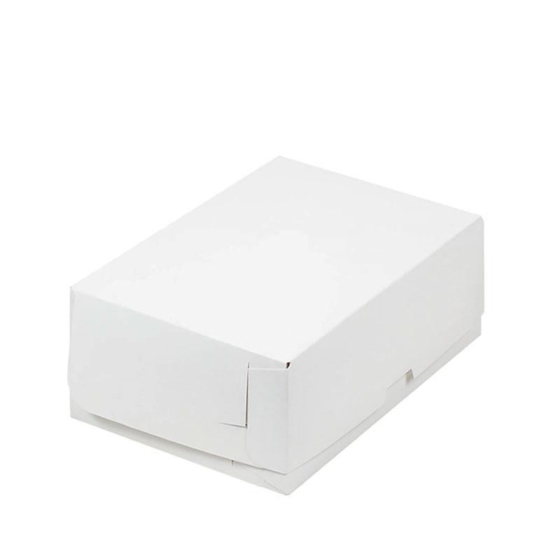 Коробка для десертов, 190x130x75мм, белая. Лавка кондитера - магазин для кондитеров и любителей сладкого творчества.