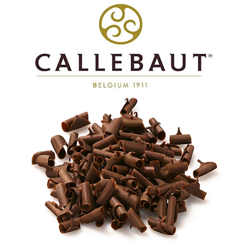 Шоколадная стружка Молочная Callebaut, 100гр.. Лавка кондитера - магазин для кондитеров и любителей сладкого творчества.